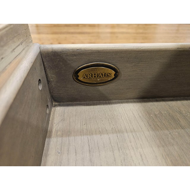 Wood Arhaus Bodhi Coffee Table in Salvaged Gray For Sale - Image 7 of 17