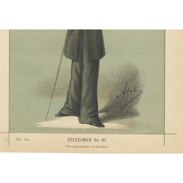 Bearded Romantic Statesman – Vanity Fair Statesmen No. 67, 1870 Published October 29, 1870, this Vanity Fair...