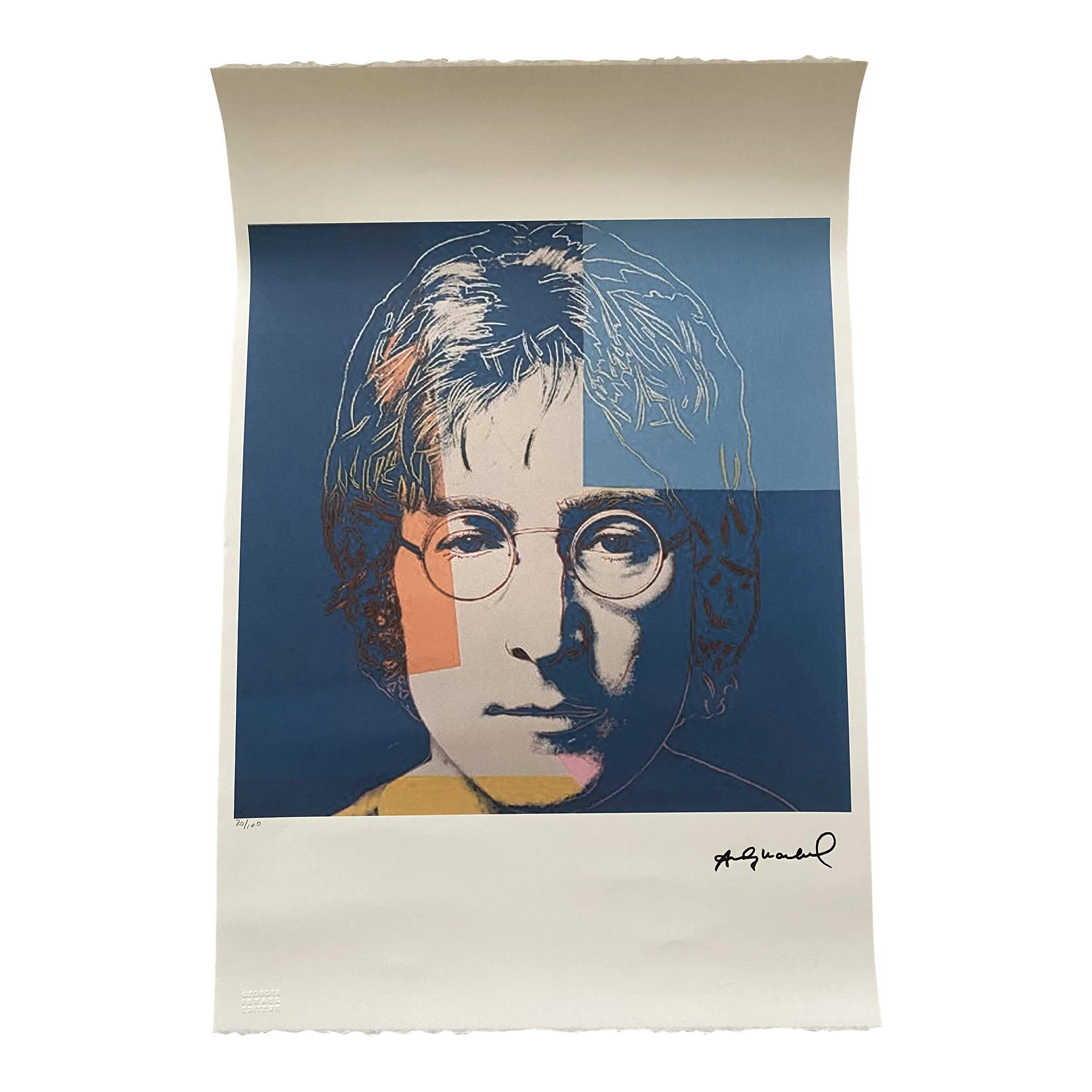 1980s Andy Warhol “John Lennon“ Leo Castelli Lithograph | Chairish