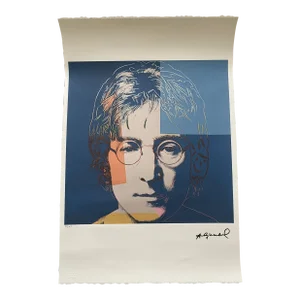 1980s Andy Warhol “John Lennon“ Leo Castelli Lithograph