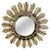 Mid 20th Century Italian Modern Giltwood Sunburst Mosaic Mirror For Sale - Image 10 of 10