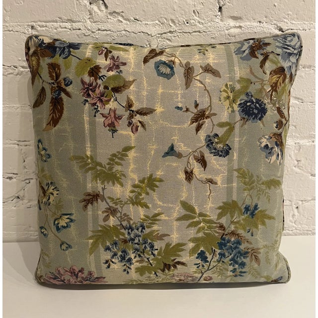 Pierre Frey Pierre Frey Mortefontaine Pillow - 18" X 18" For Sale - Image 4 of 5