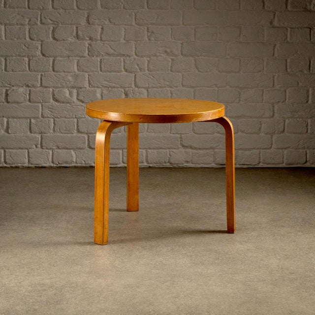 Contemporary Model 70 Side Table by Alvar Aalto, Finland, 1940s For Sale - Image 3 of 13