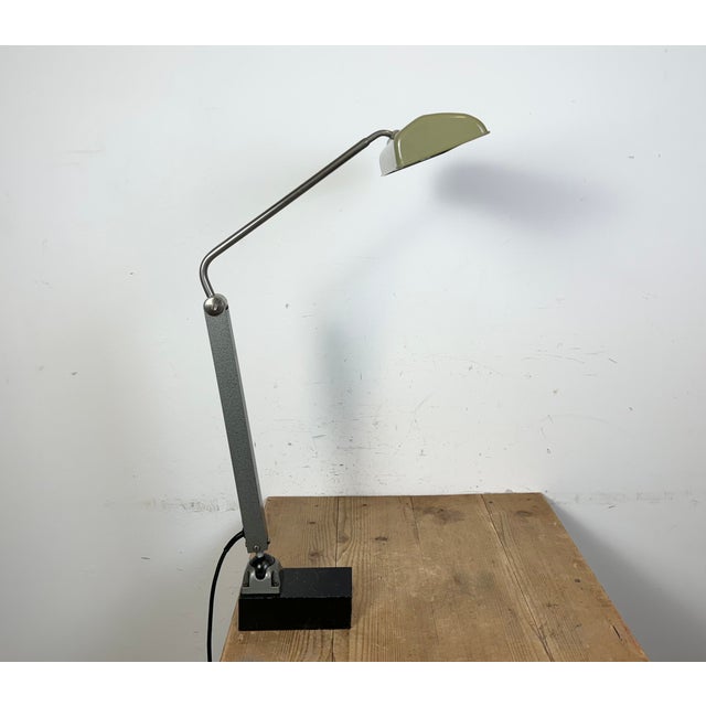 Industrial German Adjustable Flourescent Table Lamp, 1960s For Sale - Image 15 of 18