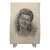 1940s Original Signed Graphite Illustration of Glamorous Woman With Cigarette, 10.75 X 7.75 In. For Sale