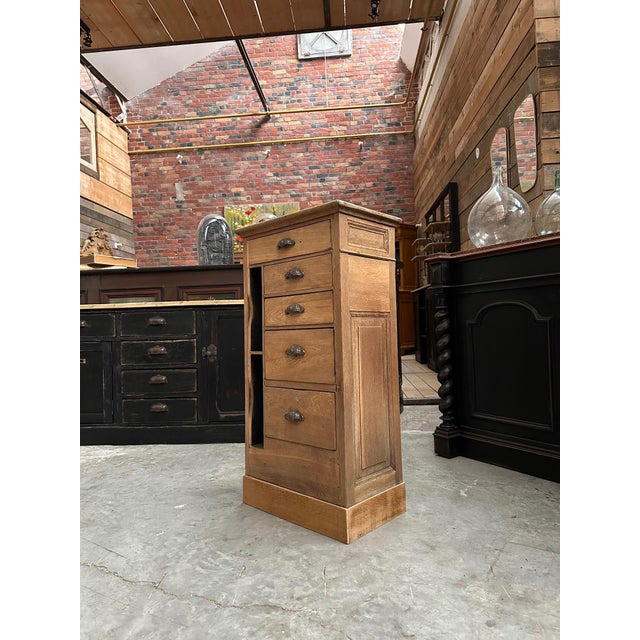 Small Early 20th Century Notary's Cabinet For Sale - Image 3 of 9