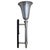 Set of 4 large 30" Tall 1930s Art Deco/Machine Age aluminum and steel Wall Sconce finished with a mix of machined pieces...