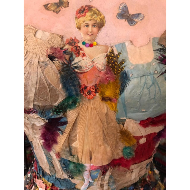 Extraordinary Mixed-Media Dress Form Sculpture For Sale - Image 11 of 13