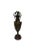 Antique Dark Patinated Brass Decorative Urn With Wood Base For Sale - Image 11 of 11