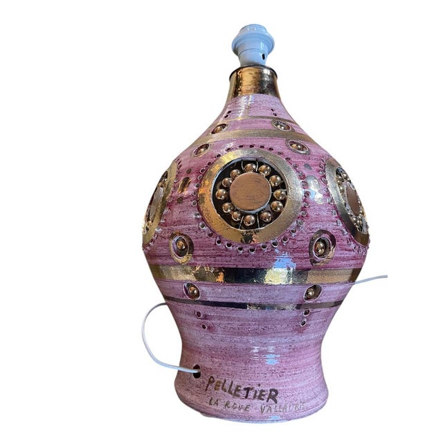 Mid-Century Modern Studio Pottery Ceramic Lamp by Georges Pelletier, 1970s For Sale - Image 3 of 8