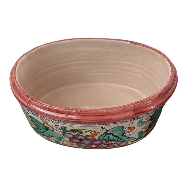 Vintage Gardeners Eden Ceramic Planter Decor For Sale