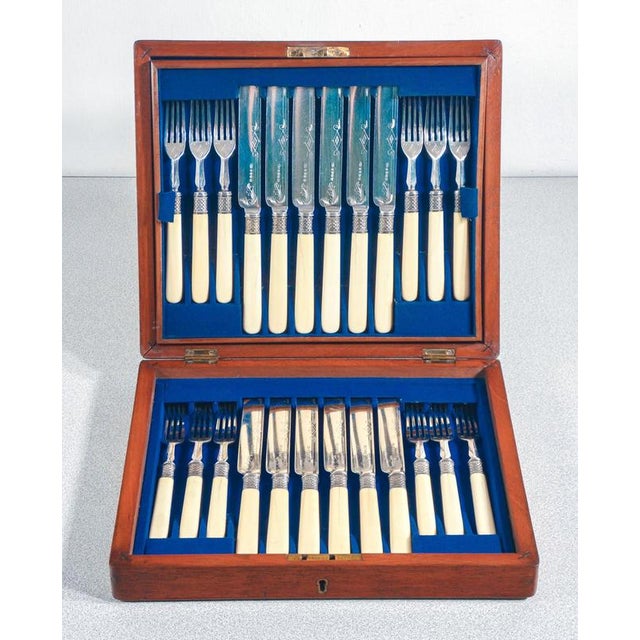 Victorian Sheffield Dessert Service, Set of 24 For Sale - Image 14 of 18