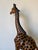 Tall - Vintage Leather-Wrapped Giraffe Sculpture For Sale - Image 11 of 12