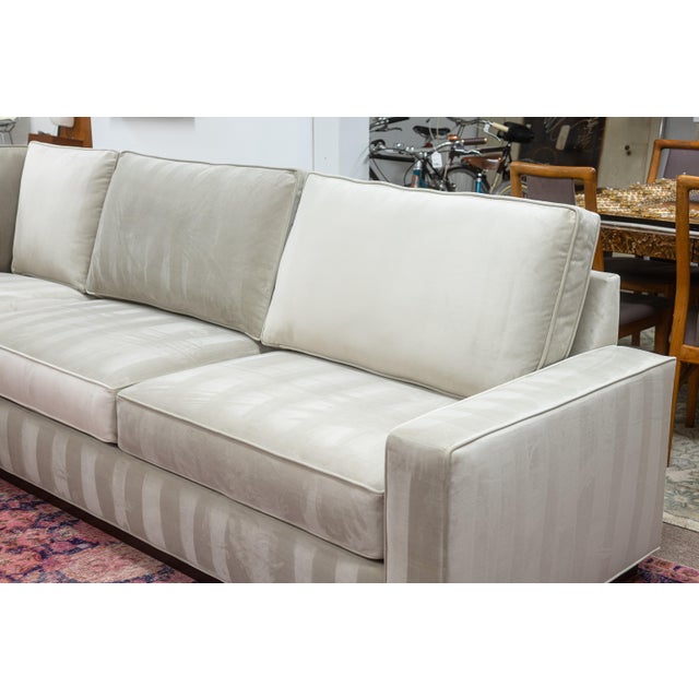 Contemporary DreamSofa Alton 2 Piece Contemporary Modern Sectional Sofa With Almond Fabric For Sale - Image 3 of 9