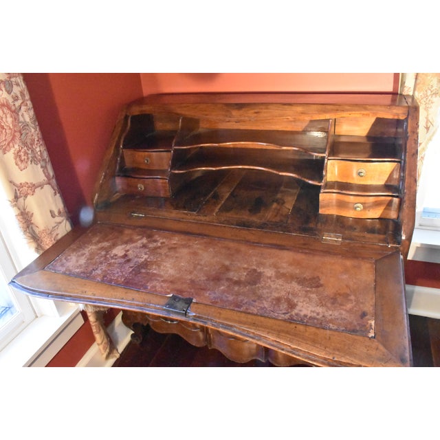 18th Century 18th Century Robust Fruitwood Secretary of the Louis XV Period For Sale - Image 5 of 9