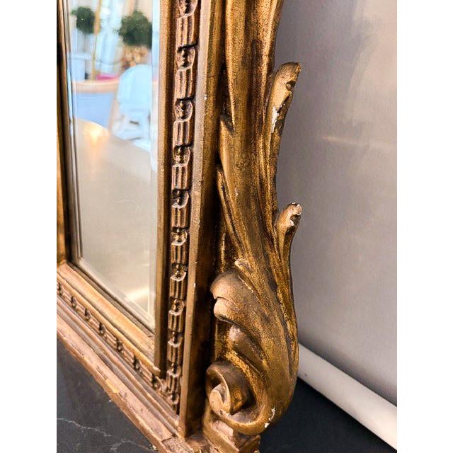 Early 20th Century Early 20th Century Large Scale Napoleon III Style Mirror For Sale - Image 5 of 8