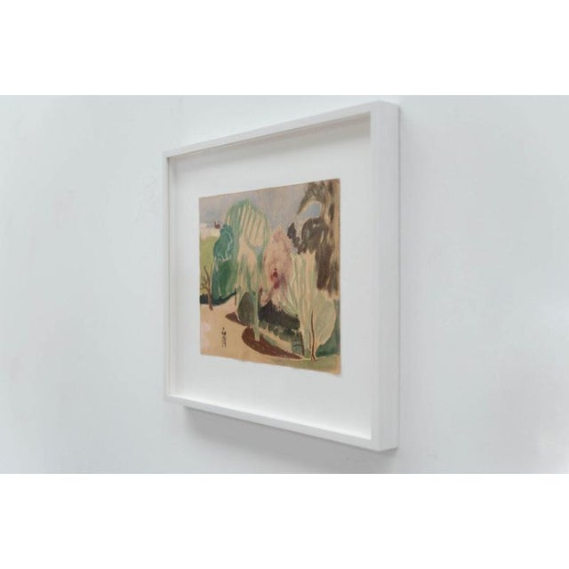 Cream Frederik Lizen, Stadspark, Artwork on Paper For Sale - Image 8 of 11