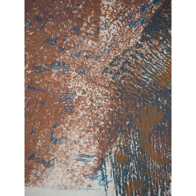 Camille Bryen, Chinese Umbrella, 1973, Original Lithograph For Sale - Image 7 of 10