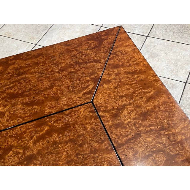 Vintage Elm Burl Coffee Table by Paul Michel for Roche Bobois, 1980s For Sale - Image 17 of 18