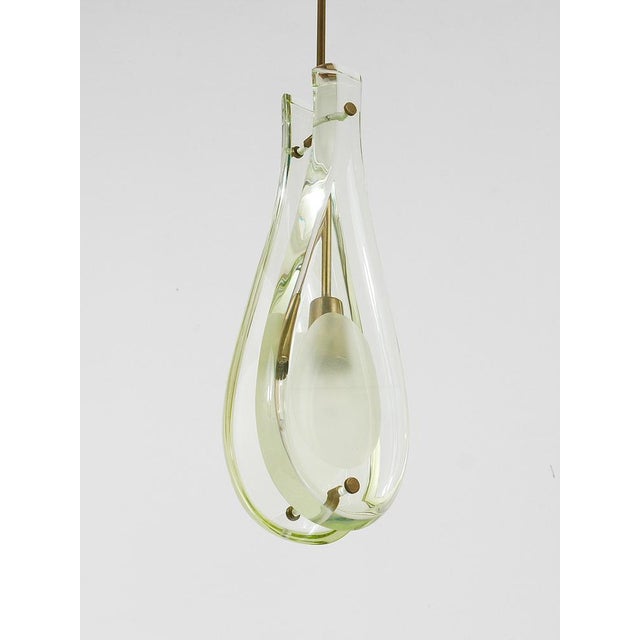 Metal Model 2259 Drop Pendant Lamp by Max Ingrand for Fontana Arte, Italy, 1960s For Sale - Image 7 of 18