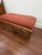 Gilt Finished Faux Bamboo Chinese Chippendale Upholstered Styled Bench in as found vintage condition. No breaks in the...