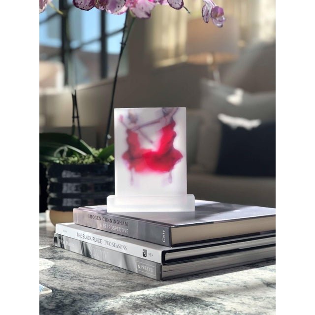 Contemporary Discover by Michelle Jader | Digital Print on 5 Acrylic Panels of dancers in red dresses For Sale - Image 3 of 3