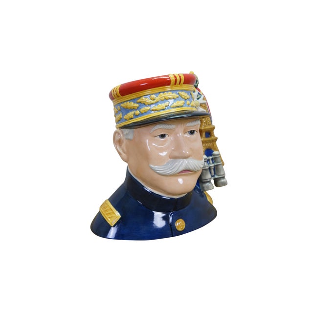Realism Royal Doulton Marshal Joffre Wwi Military Leader Toby Character Jug For Sale - Image 3 of 12