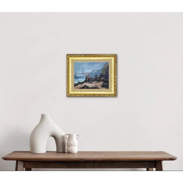 Golden Gate Bridge Modern Impressionist Oil Painting For Sale - Image 4 of 12