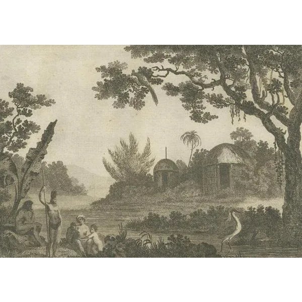 Late 18th Century Hamilton & Co., Life in New Caledonia: A Moment from Cook's Voyages, 1784, Print For Sale - Image 5 of 6