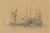 H. Cuvillier, Sailing ship keelhauling on the beach, 1853, Pencil For Sale - Image 5 of 5