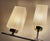 Metal Vintage French Glass Sconces, 1960s, Set of 2 For Sale - Image 7 of 18