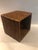 Wood Vintage Rattan Tissue Box Cover With Rectangle Opening For Sale - Image 7 of 8
