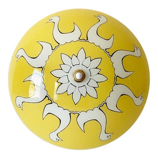 Mid Century Ducklings Flush Light For Sale