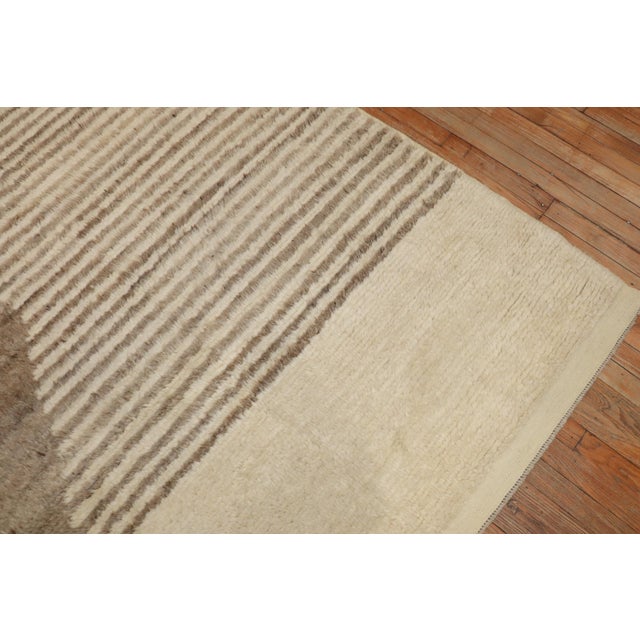 Zabihi Collection Large Contemporary Tulu Mohair Style Turkish Rug - 10'2" x 14'4" For Sale - Image 10 of 12