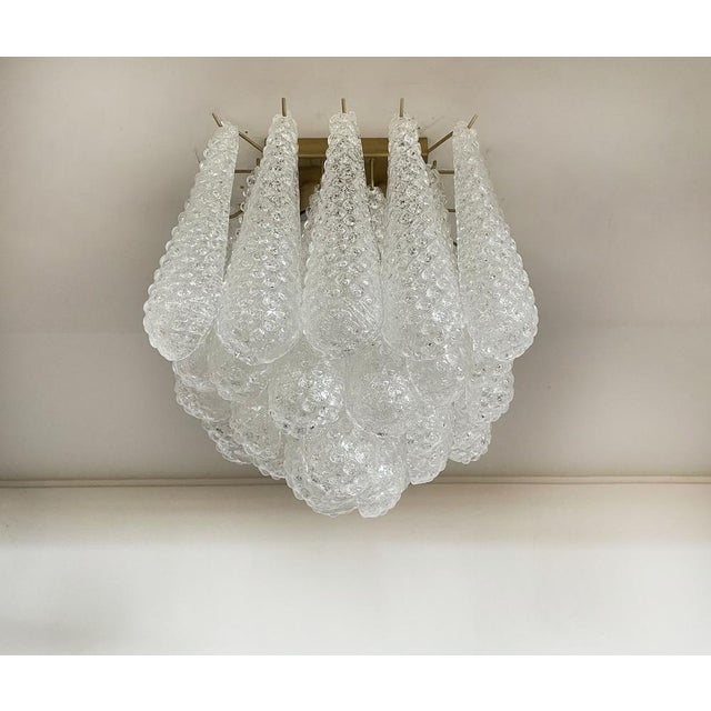 Mid-Century Modern Murano Ceiling Lamp, 1990 For Sale - Image 3 of 17