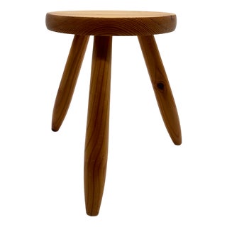 Pine Shepherd's Stool, 1970s For Sale