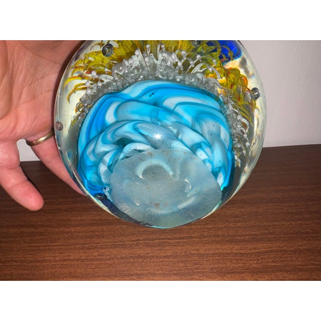 Glass Murano Glass Paperweight, 1950 For Sale - Image 7 of 9