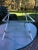 1950s John Vesey v-41 X-Leg Aluminum Brass Coffee Table Mid Century Modern For Sale - Image 5 of 12