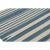 Rug & Kilim’s Contemporary Dhurrie Rug in Blue and Cream White Stripes For Sale In New York - Image 6 of 7