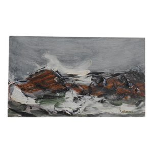 Mid 20th Century Modernist Seascape Painting