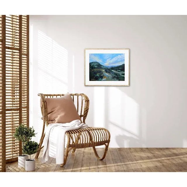 2020s Desert Sunset Contemporary Modern Oil Painting For Sale - Image 5 of 12