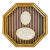 Framed Neoclassical Plaster Intaglio Medallions in Giltwood Shadow Box Frame For Sale