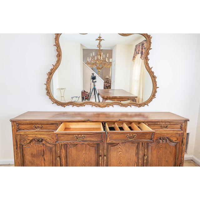 Beautifully crafted custom French Provincial–style buffet/sideboard, designed to complement high-end traditional interiors...