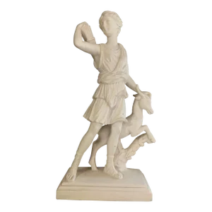 Vintage Diana the Hunter Sculpture by G Ruggeri