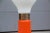 1970s Orange & White Floor Lamp, 1960s For Sale - Image 5 of 7