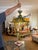 Mid-20th Century Coastal Chinoiserie Regency Pagoda Tole Faux Bamboo Chandelier For Sale - Image 4 of 10