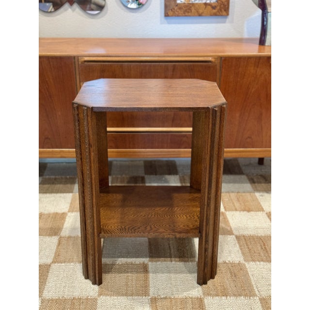 An Original Art Deco Side Table, Circa 1940s For Sale - Image 4 of 9