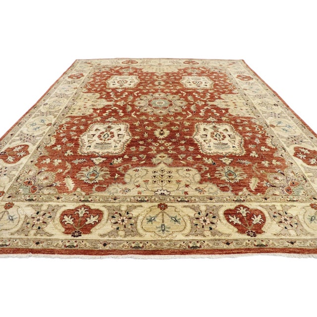 Rustic Vintage Pakistani Rug - 08'11 X 12'00 For Sale - Image 3 of 9