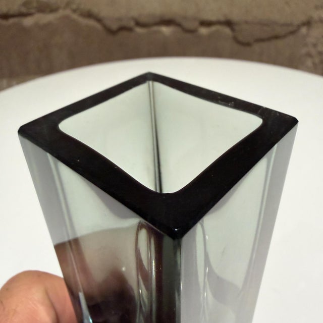 V. Nason & Co. Vincenzo Nason & Cie Murano, Italy Mid-Century Modern Sommerso Art Glass Vase For Sale - Image 4 of 9