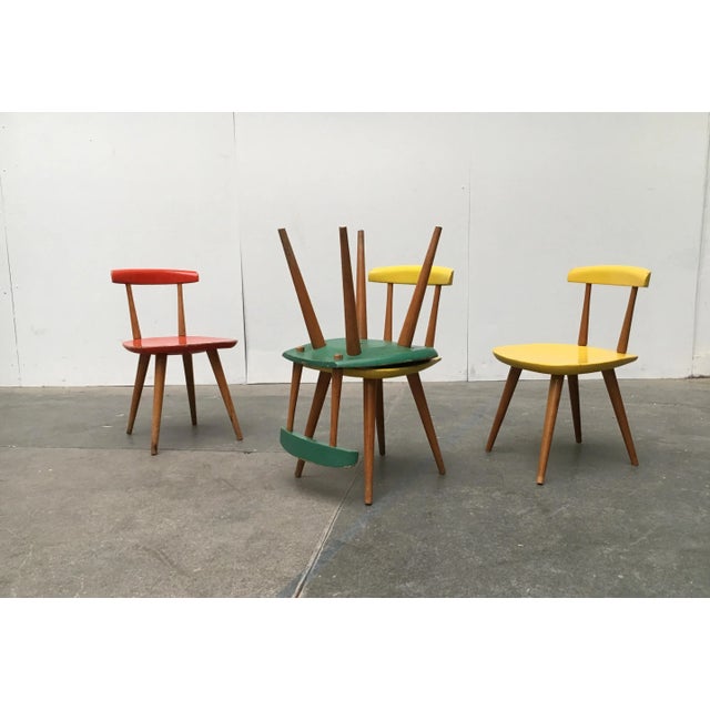 Children's Table & Chairs Set by Karla Drabsch for Kleid & Raum, 1950s, Set of 5 For Sale - Image 14 of 18